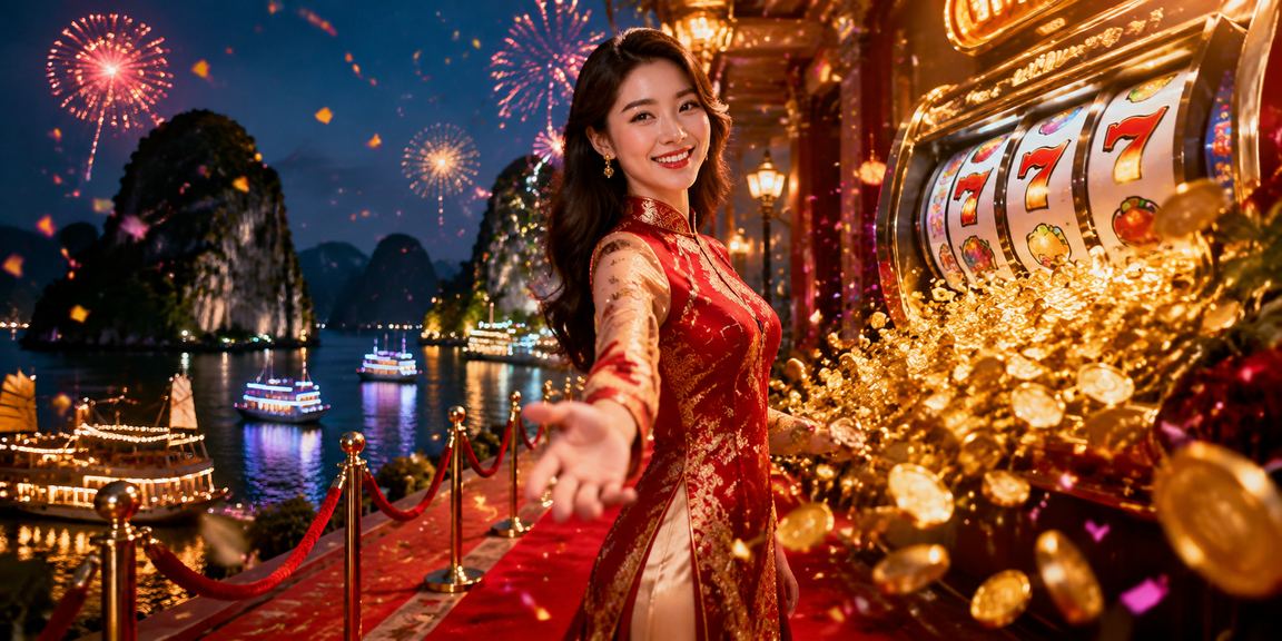 Không khí lễ hội Hạ Long cùng trò chơi slots trực tuyến sôi động