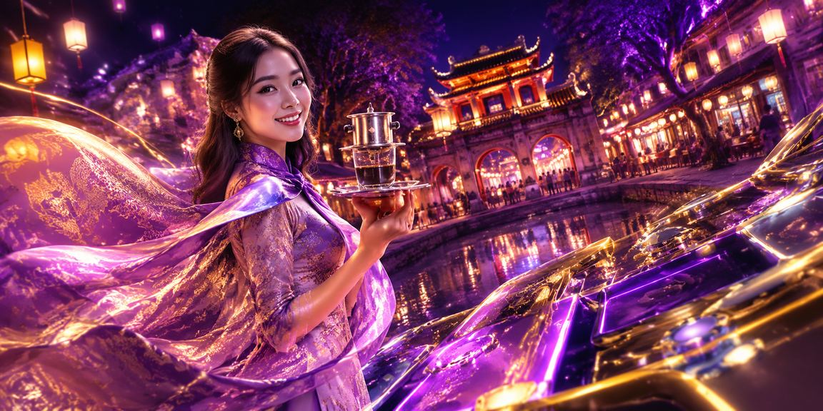 Không gian giải trí casino trực tuyến tại Hà Nội với trang phục áo dài truyền thống